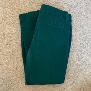 Old Navy Hunter Green Pixie Pant